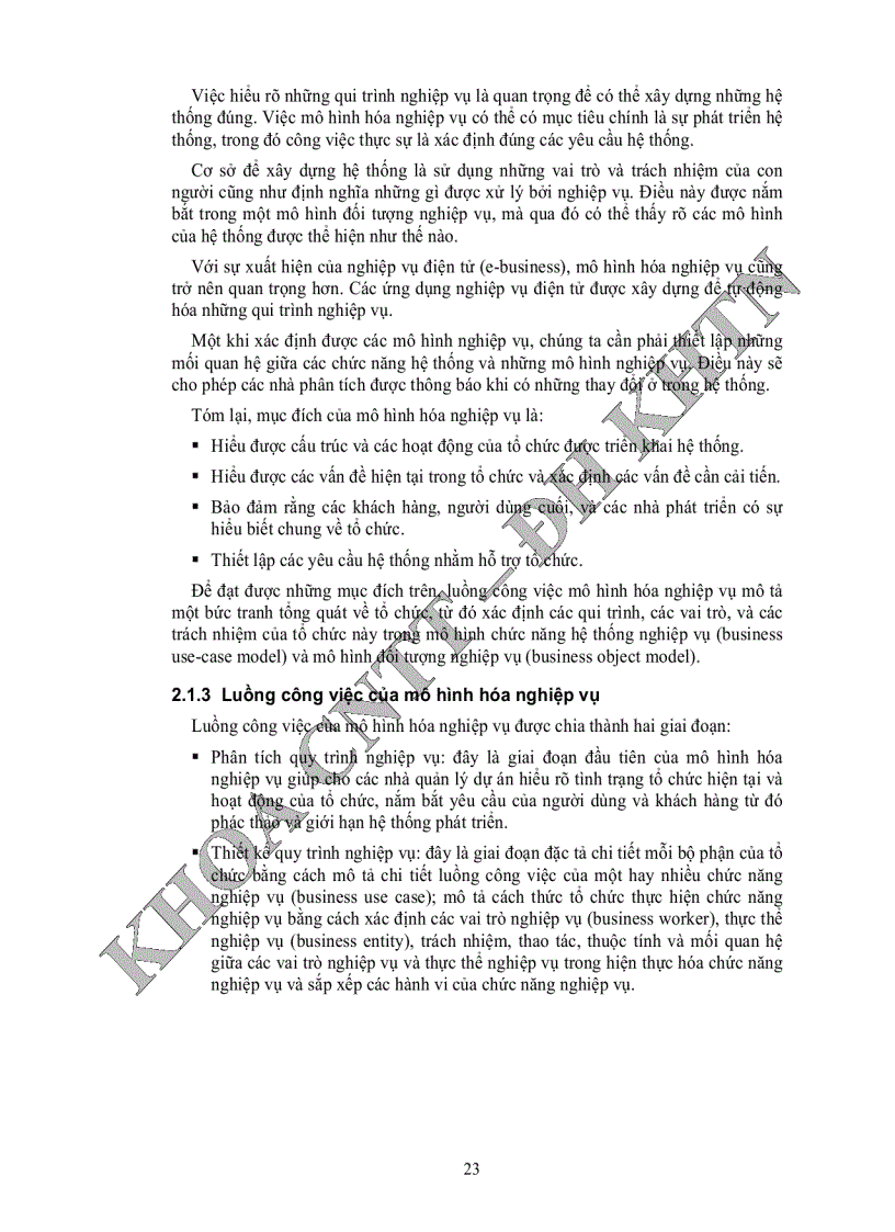 image for page Phân tích và thiết kế hệ thống UML Ứng dụng quản lý siêu thị