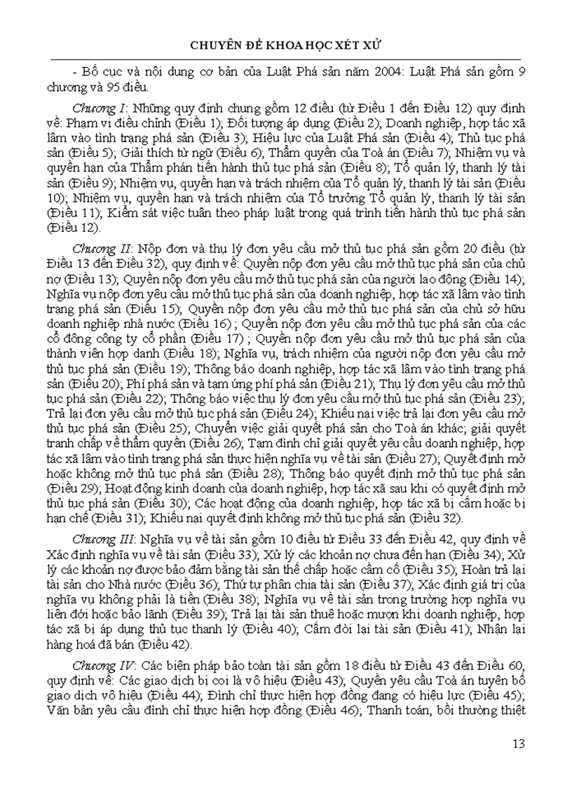 image for page Chuyên đề khoa học xét xử Phá sản và pháp luật phá sản ở Việt Nam