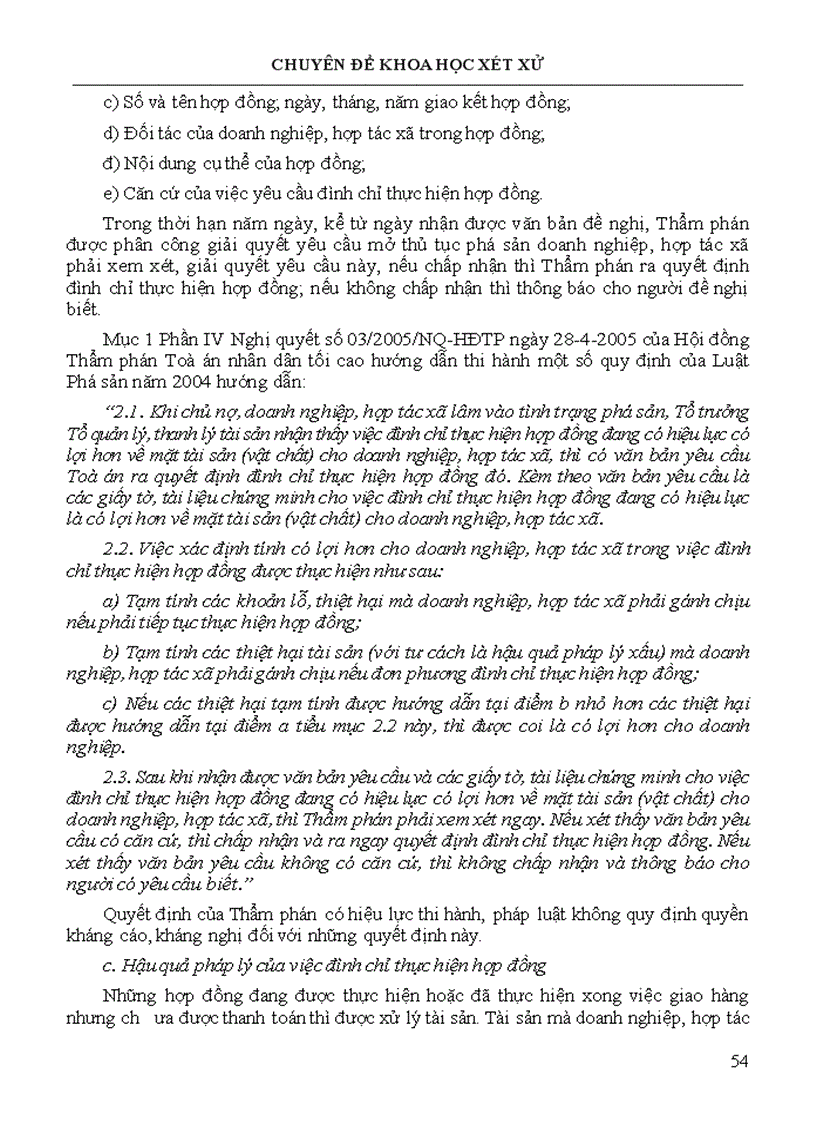 image for page Chuyên đề khoa học xét xử Phá sản và pháp luật phá sản ở Việt Nam