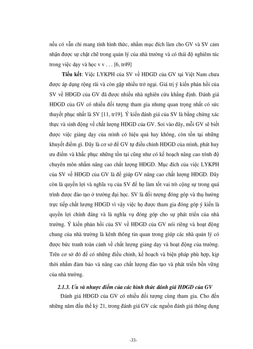 image for page Tác động của việc lấy ý kiến phản hồi từ sinh viên tới hoạt động giảng dạy tại trường Đại học Dân lập Văn Lang