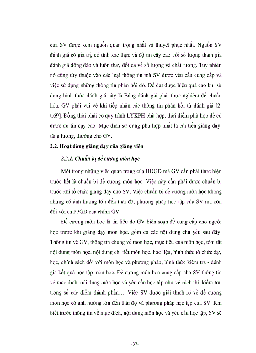 image for page Tác động của việc lấy ý kiến phản hồi từ sinh viên tới hoạt động giảng dạy tại trường Đại học Dân lập Văn Lang