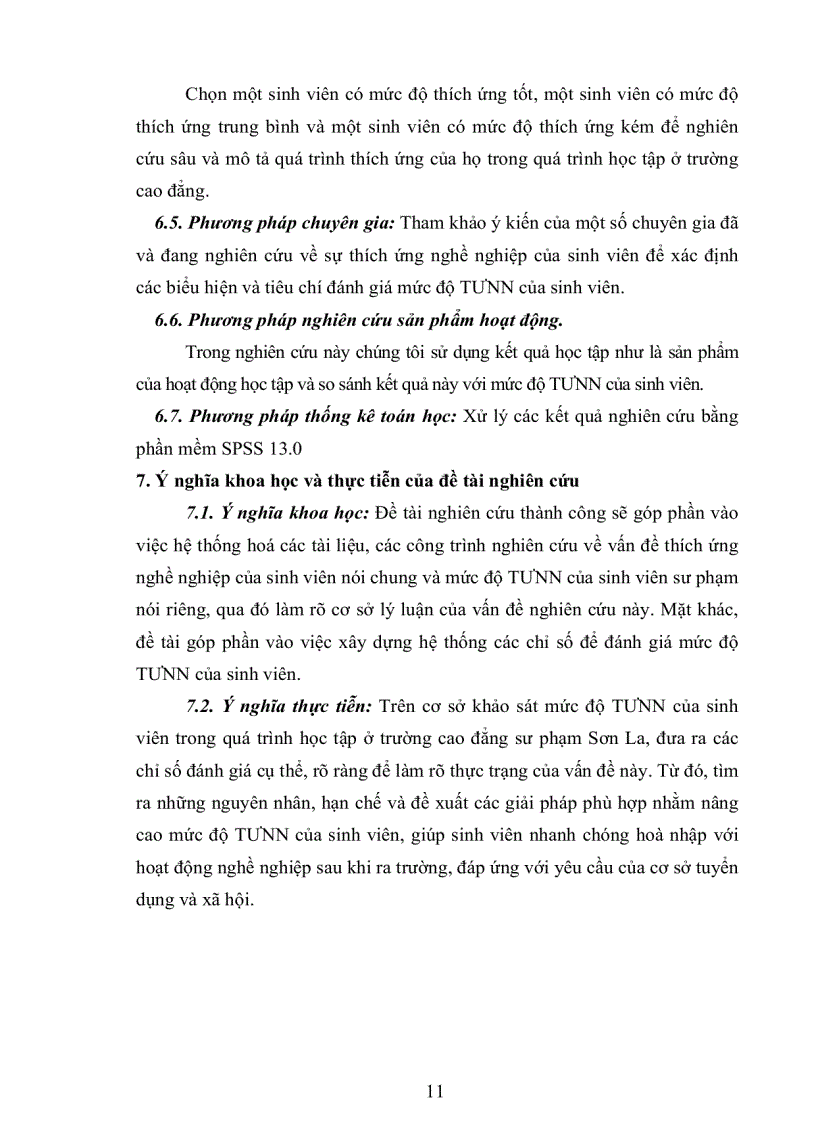 image for page Đánh giá mức độ thích ứng nghề nghiệp của sinh viên trường Cao đẳng Sư phạm Sơn La