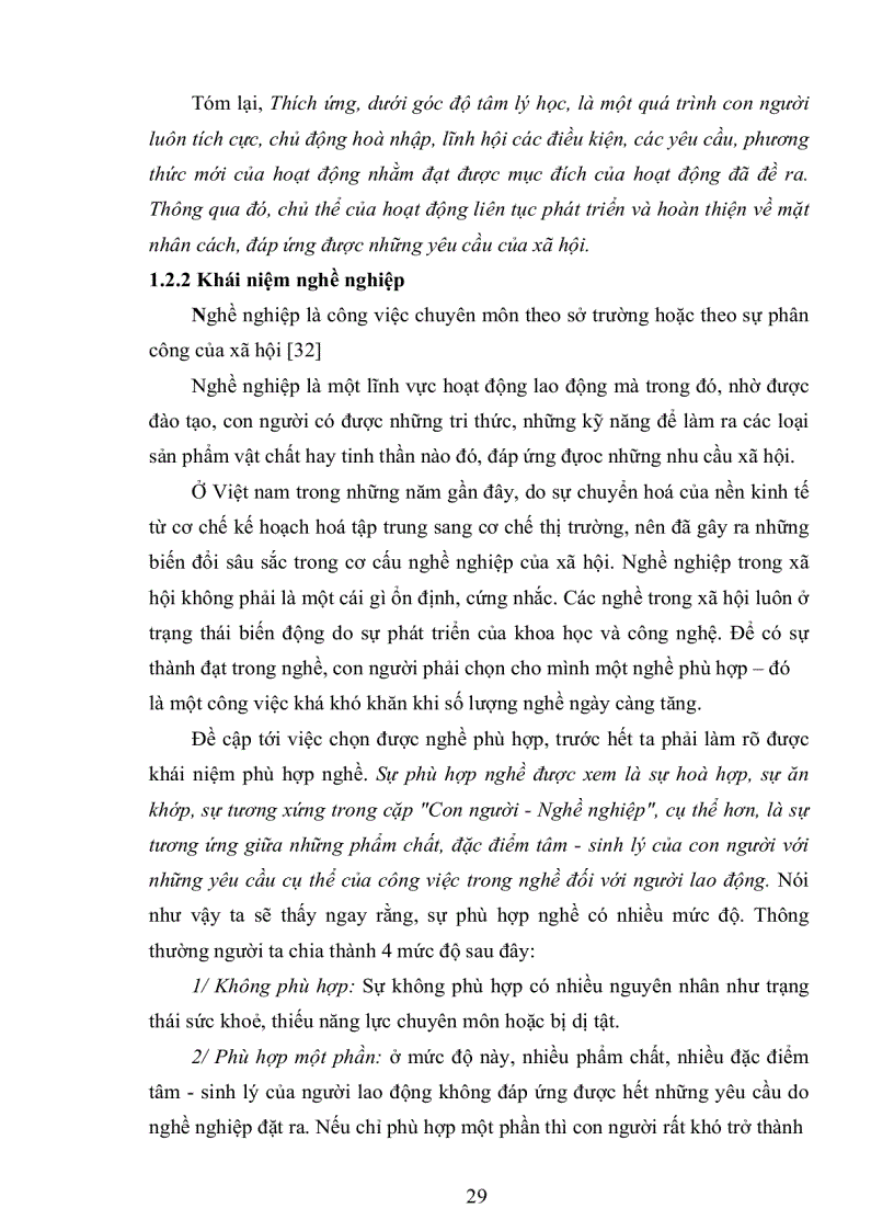 image for page Đánh giá mức độ thích ứng nghề nghiệp của sinh viên trường Cao đẳng Sư phạm Sơn La