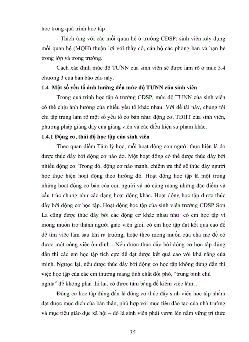 image for page Đánh giá mức độ thích ứng nghề nghiệp của sinh viên trường Cao đẳng Sư phạm Sơn La