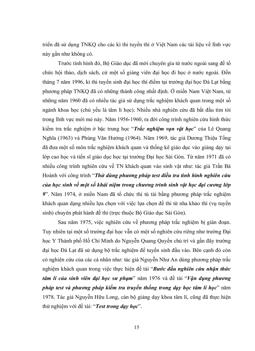 image for page Sử dụng câu hỏi trắc nghiệm khách quan nhiều lựa chọn trong kiểm tra đánh giá kết quả học tập môn Tiếng Việt lớp 10 ban cơ bản tại trường Trung học Chuyên tỉnh Kon Tum