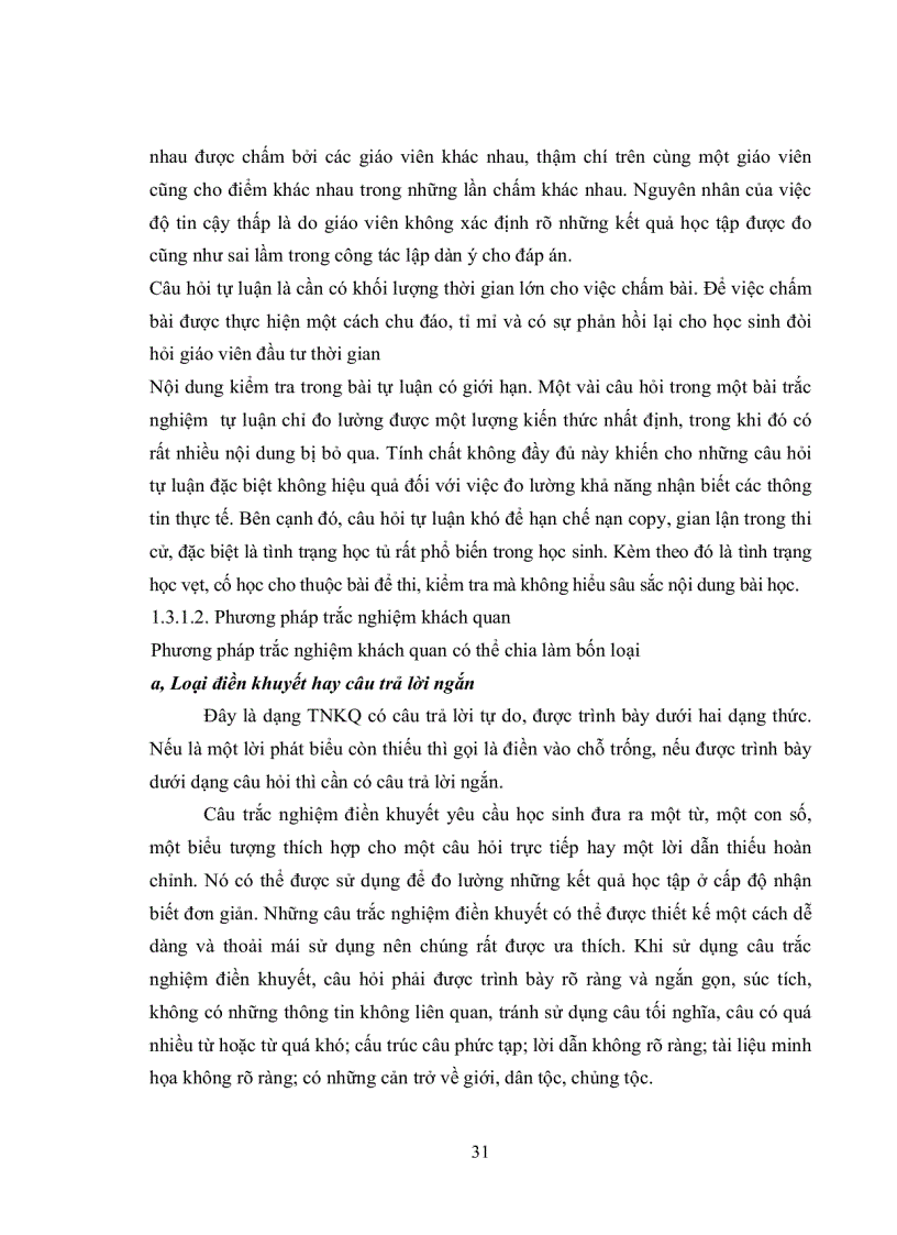 image for page Sử dụng câu hỏi trắc nghiệm khách quan nhiều lựa chọn trong kiểm tra đánh giá kết quả học tập môn Tiếng Việt lớp 10 ban cơ bản tại trường Trung học Chuyên tỉnh Kon Tum