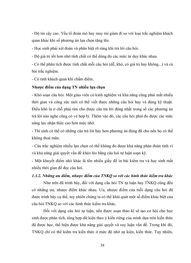 image for page Sử dụng câu hỏi trắc nghiệm khách quan nhiều lựa chọn trong kiểm tra đánh giá kết quả học tập môn Tiếng Việt lớp 10 ban cơ bản tại trường Trung học Chuyên tỉnh Kon Tum