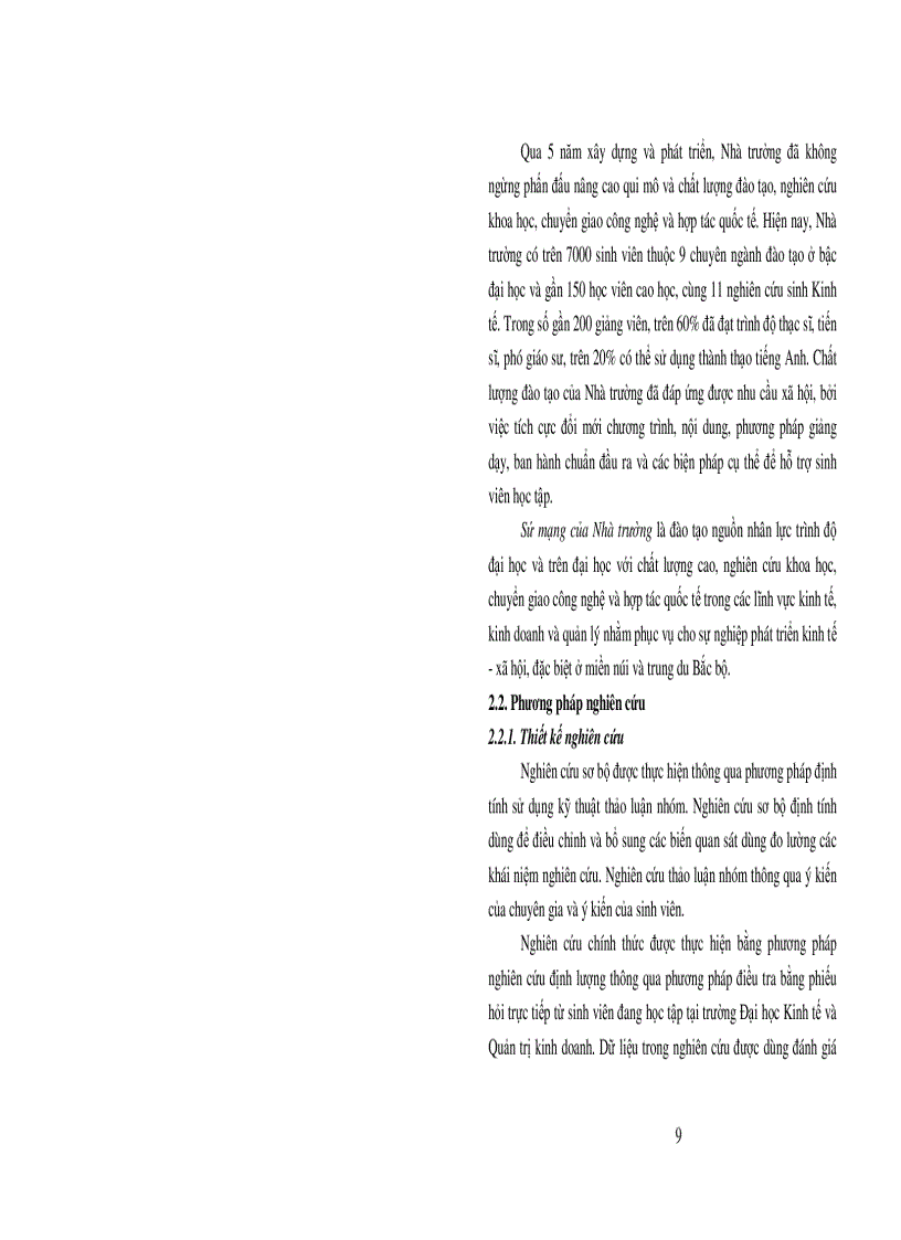 image for page Đánh giá sự hài lòng của sinh viên về chất lượng đào tạo tại Trường Đại học Kinh tế và Quản trị kinh doanh Đại học Thái Nguyên