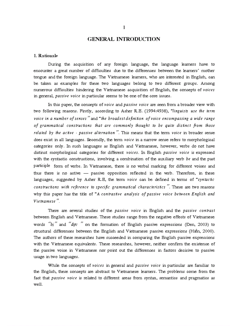 image for page Acontrastive analysis of passive voice Phân tích đối chiếu dạng bị động