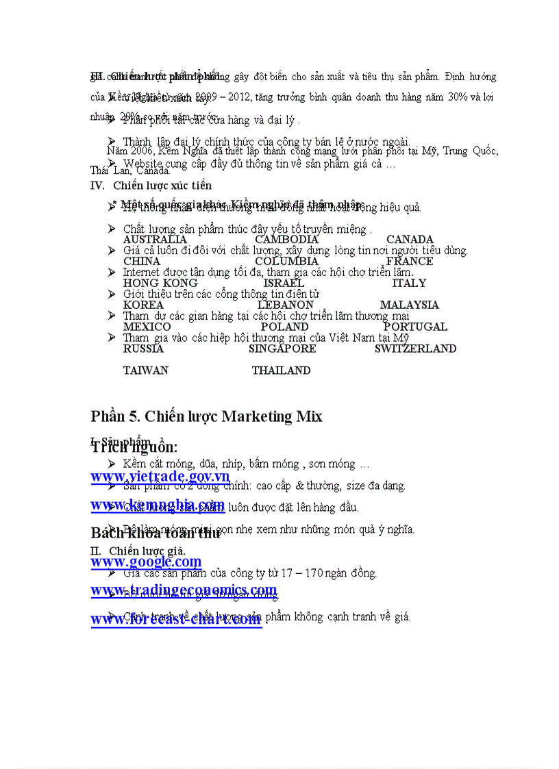 image for page Công ty Kềm nghĩa và chiến lược kinh doanh quốc tế