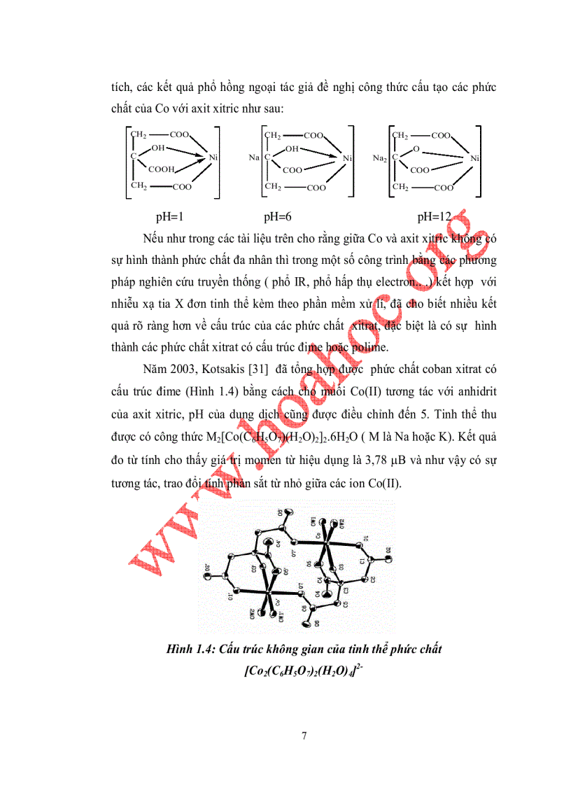 image for page Nghiên cứu ứng dụng phức chất của Fe Co Ni Cr và Ti với một vài axit cacboxylic tạo màu trang trí cho gốm sứ bằng phương pháp in decal