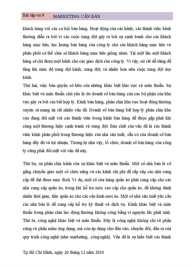 image for page Trong bài toán phân phối sẽ có các mâu thuẫn phát sinh mâu thuẫn hàng dọc mâu thuẫn hàng ngang mâu thuẫn đa kênh Hãy giải thích các loại mâu thuẫn này Nguyên nhân tạo ra mâu thuẫn