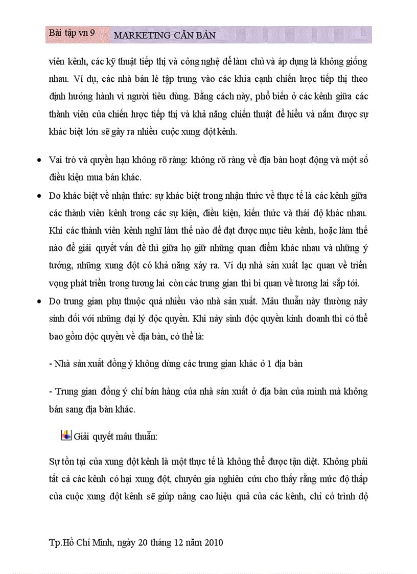 image for page Trong bài toán phân phối sẽ có các mâu thuẫn phát sinh mâu thuẫn hàng dọc mâu thuẫn hàng ngang mâu thuẫn đa kênh Hãy giải thích các loại mâu thuẫn này Nguyên nhân tạo ra mâu thuẫn