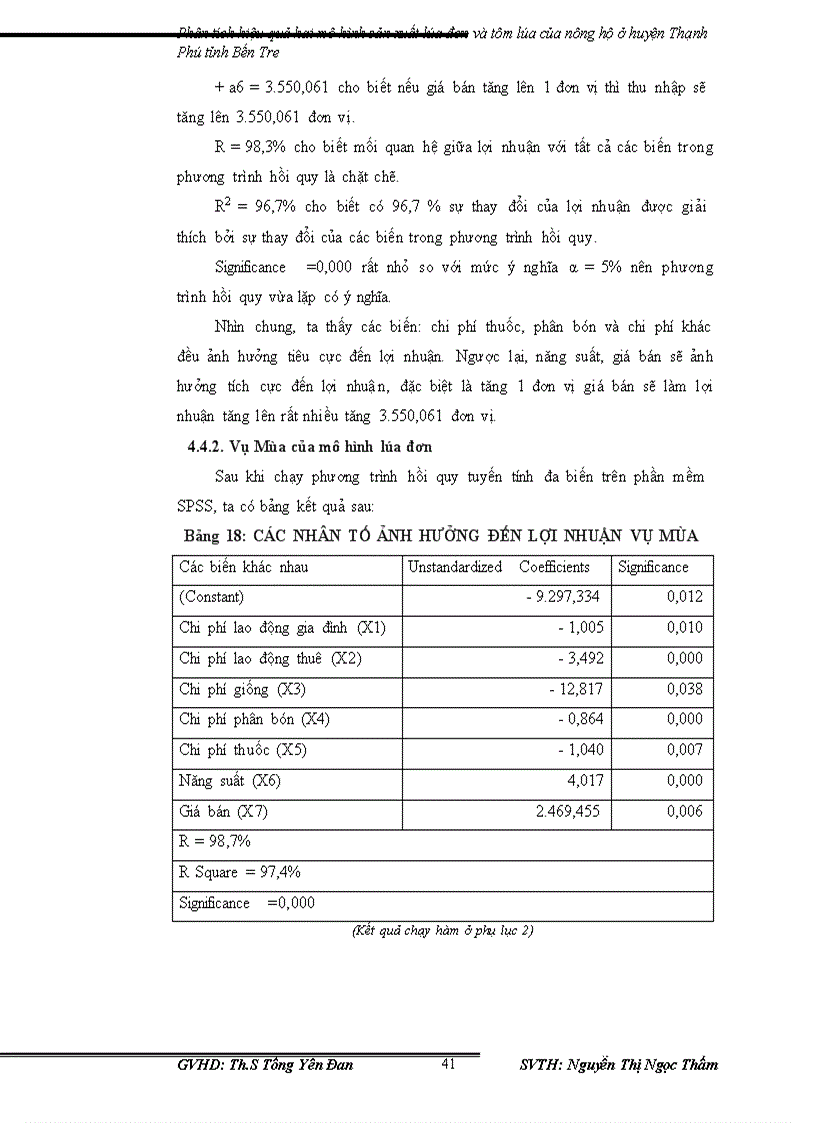 image for page Phân tích hiệu quả hai mô hình sản xuất lúa đơn và tôm lúa của nông hộ ở huyện Thạnh Phú tỉnh Bến Tre giai đoạn 2001 2009