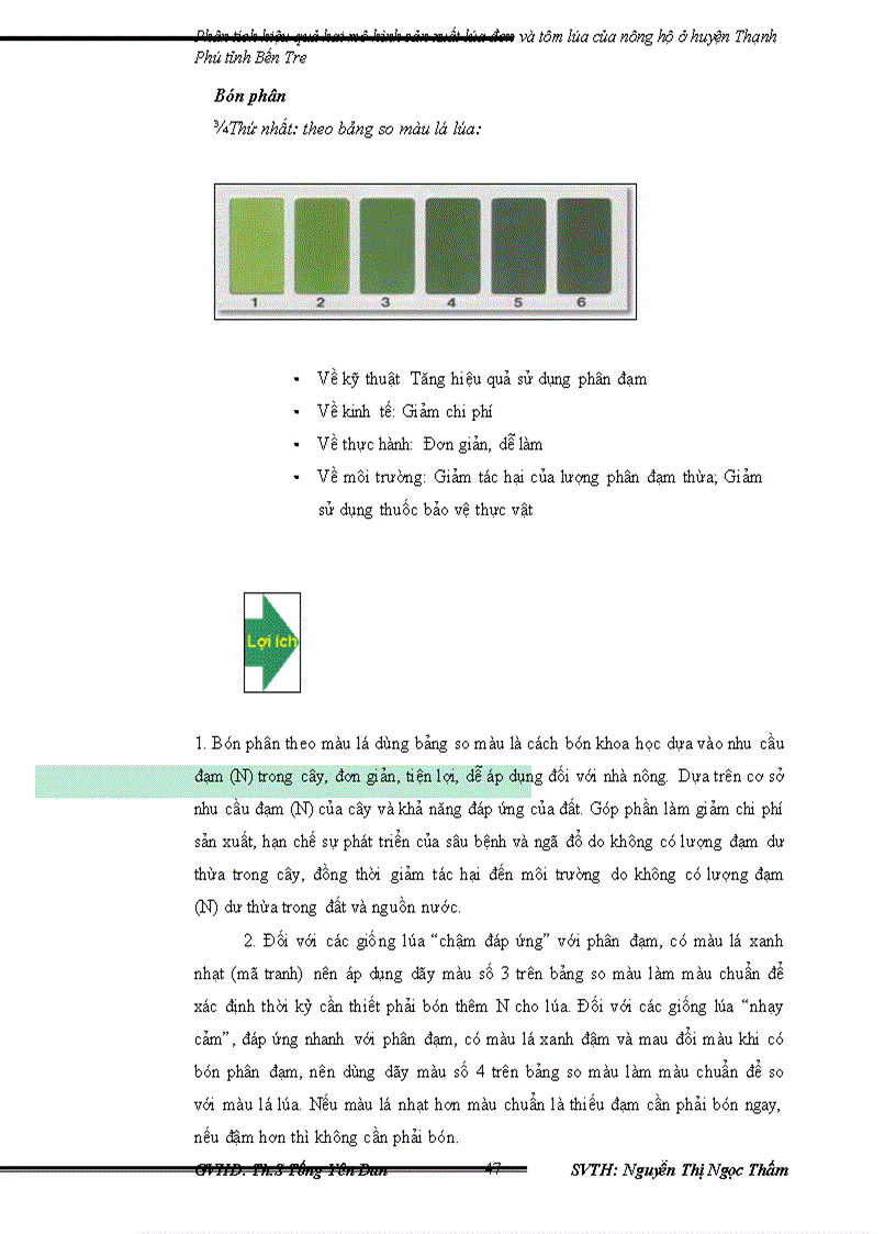 image for page Phân tích hiệu quả hai mô hình sản xuất lúa đơn và tôm lúa của nông hộ ở huyện Thạnh Phú tỉnh Bến Tre giai đoạn 2001 2009