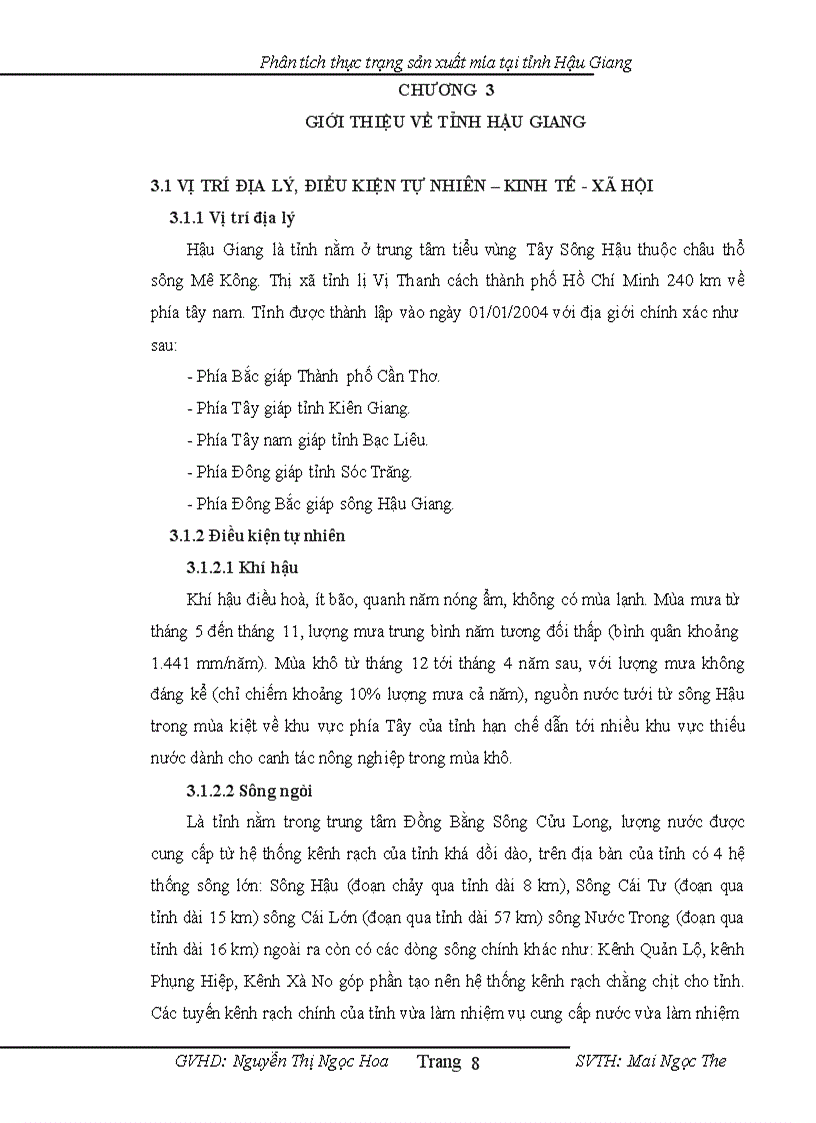 image for page Phân tích tình hình sản xuất lúa ở tỉnh Hậu Giang giai đoạn 2001 2010