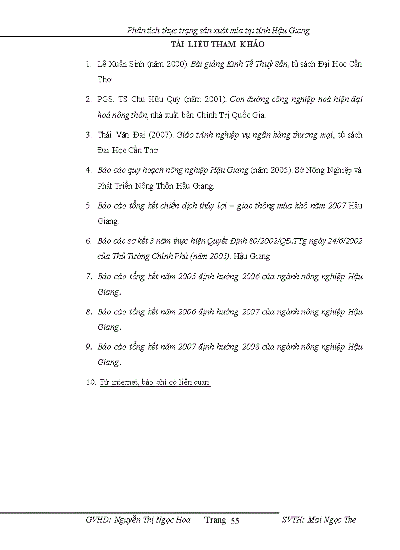 image for page Phân tích tình hình sản xuất lúa ở tỉnh Hậu Giang giai đoạn 2001 2010