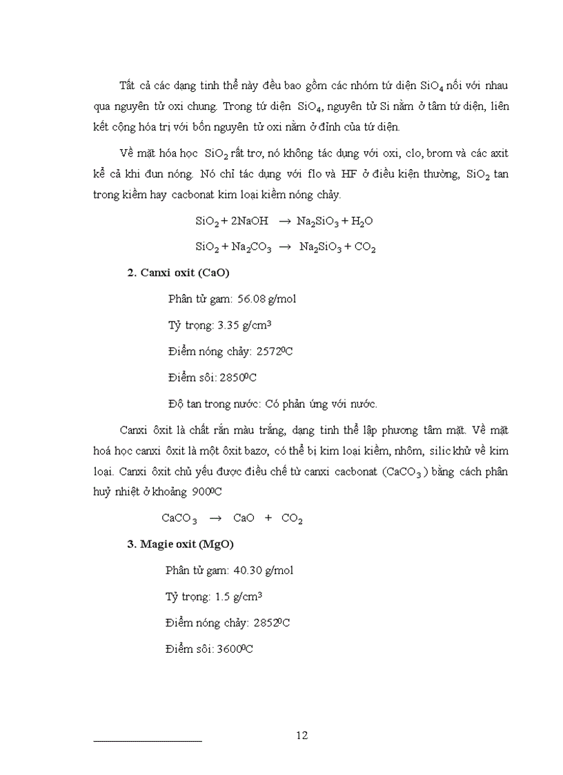 image for page Nghiên cứu tổng hợp cấu trúc và tính chất của vật liệu gốm thuỷ tinh hệ CaO MgO SiO2