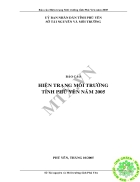 Hiện trạng môi trường tỉnh phú yên năm 2005