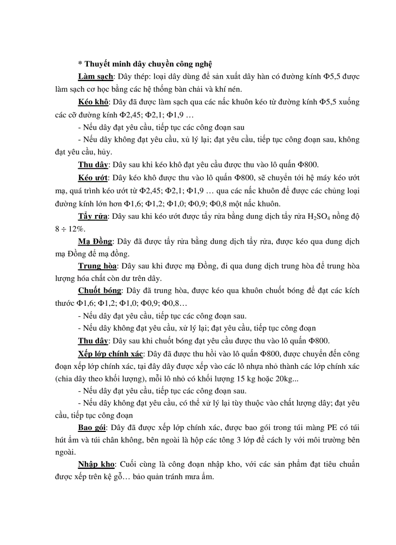 image for page Báo cáo đánh giá tác động môi trường của dự án đầu tư xây dựng Nhà máy sản xuất dây hàn 6 000tấn năm của Công ty Cổ phần Que hàn điện Việt Đức