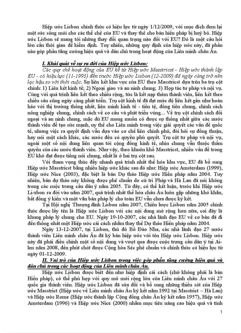 image for page Chư ng minh ră ng ca c quy đi nh cu a Hiê p ươ c Lisbon se go p phâ n tăng cươ ng hiê u qua va dân chu trong các hoa t đô ng cu a Liên minh châu Âu