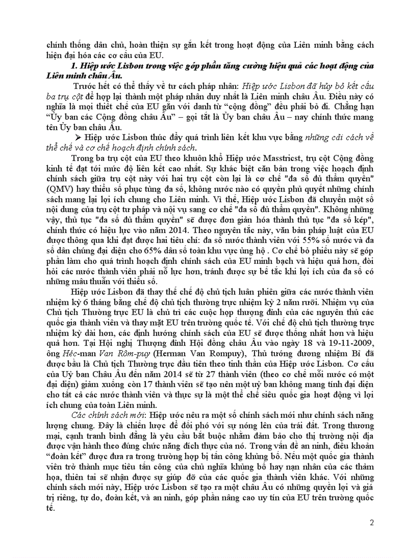 image for page Chư ng minh ră ng ca c quy đi nh cu a Hiê p ươ c Lisbon se go p phâ n tăng cươ ng hiê u qua va dân chu trong các hoa t đô ng cu a Liên minh châu Âu