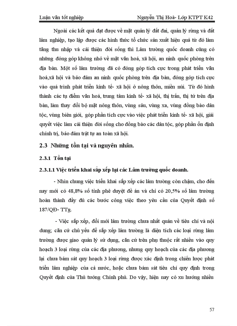 image for page Thực trạng và những Giải pháp chủ yếu nhằm hoàn thiện cơ chế chính sách đối với các Lâm trường quốc doanh trong giai đoạn đến 2010