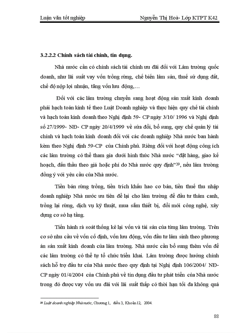 image for page Thực trạng và những Giải pháp chủ yếu nhằm hoàn thiện cơ chế chính sách đối với các Lâm trường quốc doanh trong giai đoạn đến 2010