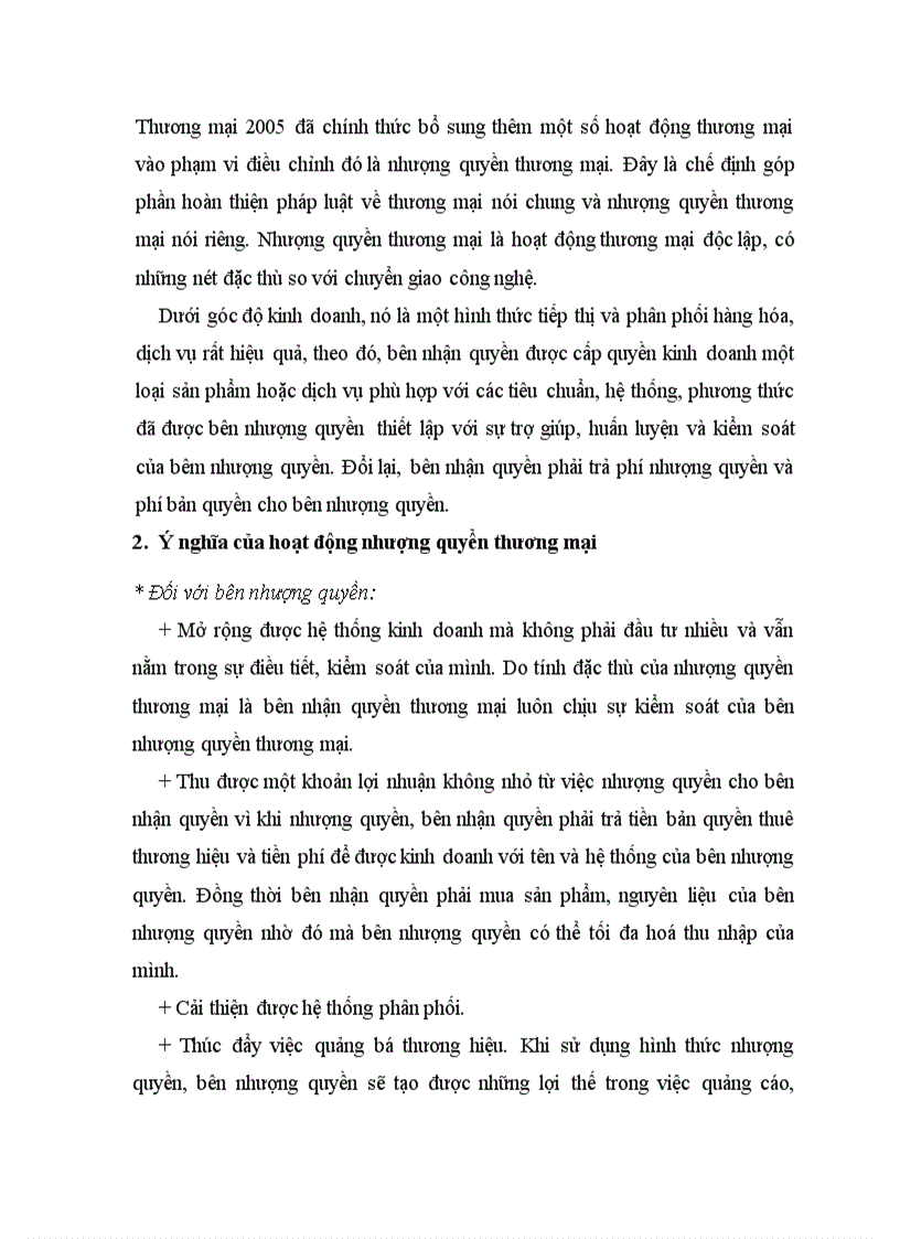 image for page Tìm hiểu và đánh giá một số quy định của pháp luật về nhượng quyền thương mại Thực tiễn áp dụng ở Việt Nam phương hướng hoàn thiện