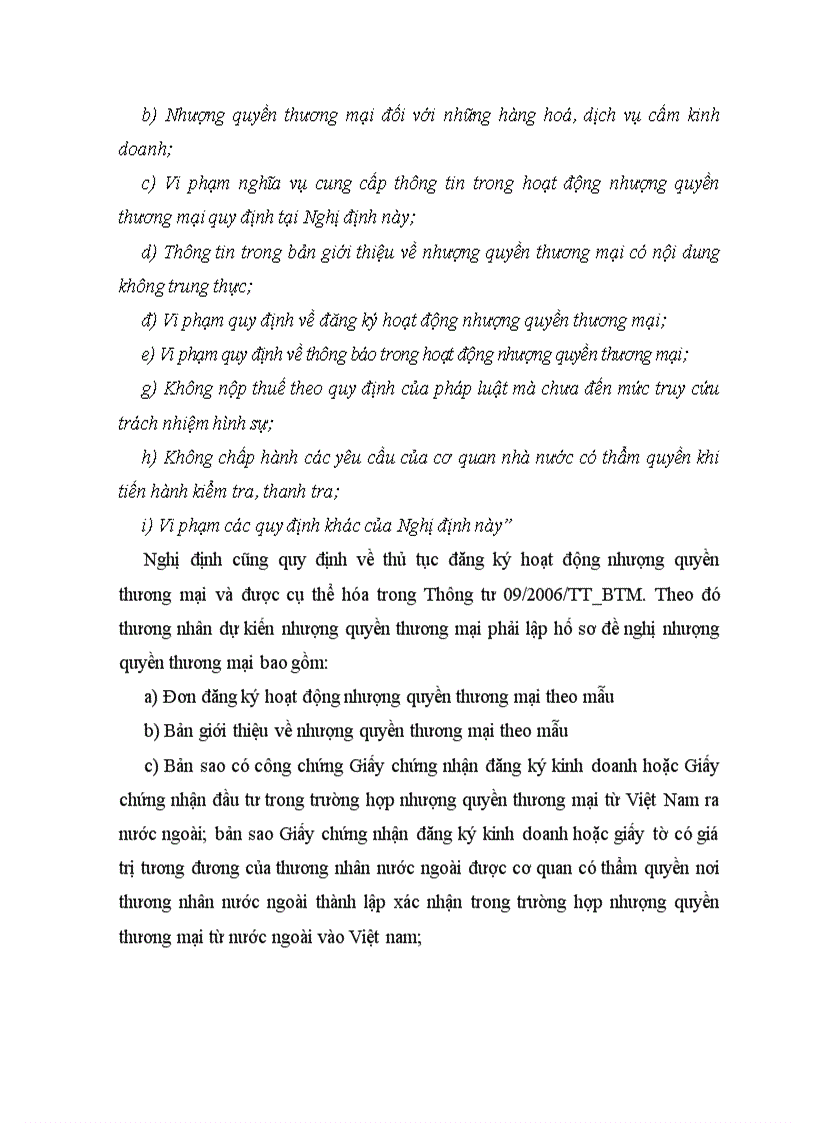 image for page Tìm hiểu và đánh giá một số quy định của pháp luật về nhượng quyền thương mại Thực tiễn áp dụng ở Việt Nam phương hướng hoàn thiện