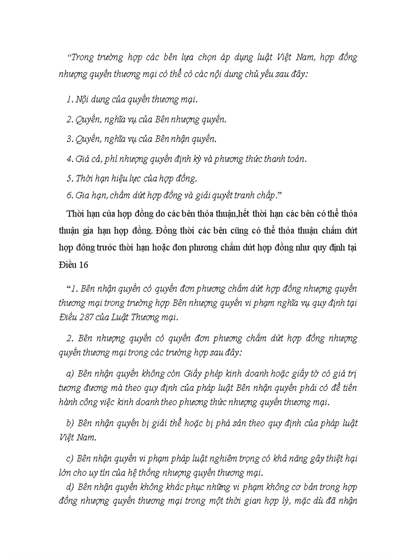 image for page Tìm hiểu và đánh giá một số quy định của pháp luật về nhượng quyền thương mại Thực tiễn áp dụng ở Việt Nam phương hướng hoàn thiện