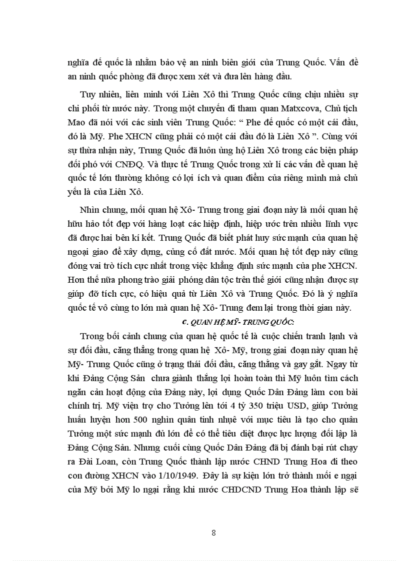 image for page Những nét chính trong quan hệ ngoại giao liên xô Trung Quốc Mỹ những năm 1950 1970