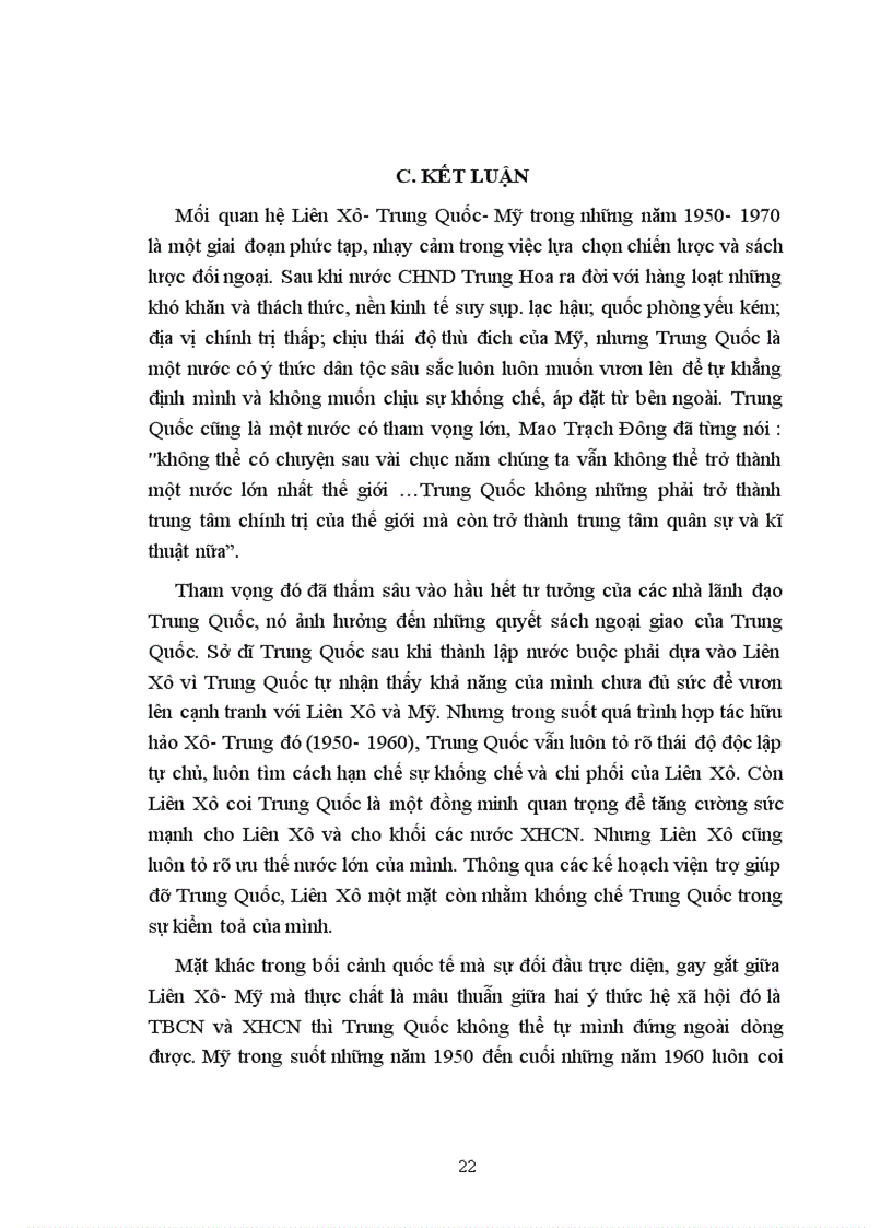 image for page Những nét chính trong quan hệ ngoại giao liên xô Trung Quốc Mỹ những năm 1950 1970