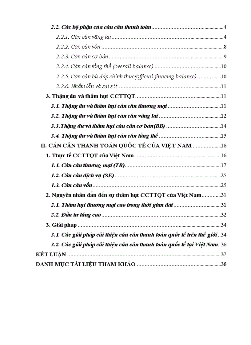image for page Cán cân thanh toán của Việt Nam và các nguyên nhân giải pháp cho sự thâm hụt cán cân thương mại quốc tế của Việt Nam