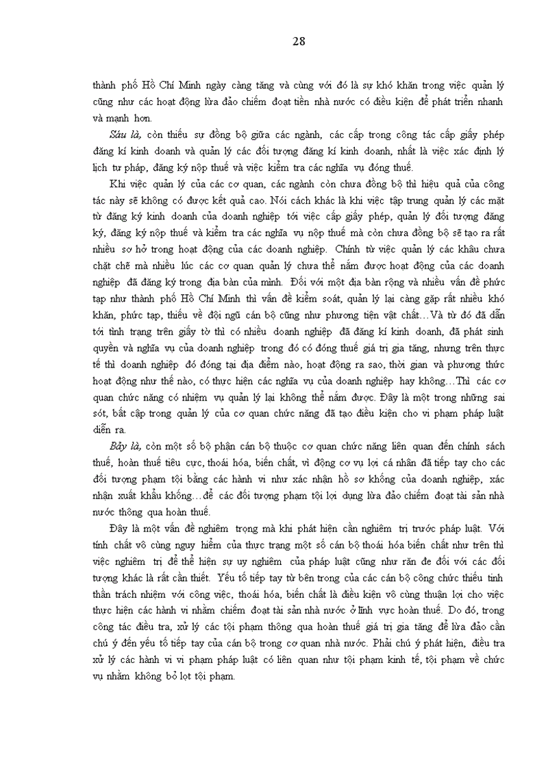 image for page Giải pháp phòng chống vi phạm pháp luật trong lĩnh vực hoàn thuế giá trị gia tăng tại thành phố Hồ Chí Minh