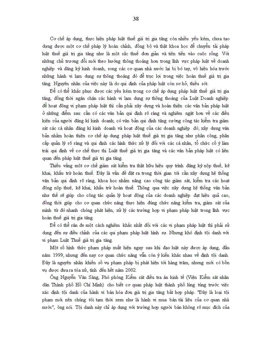 image for page Giải pháp phòng chống vi phạm pháp luật trong lĩnh vực hoàn thuế giá trị gia tăng tại thành phố Hồ Chí Minh