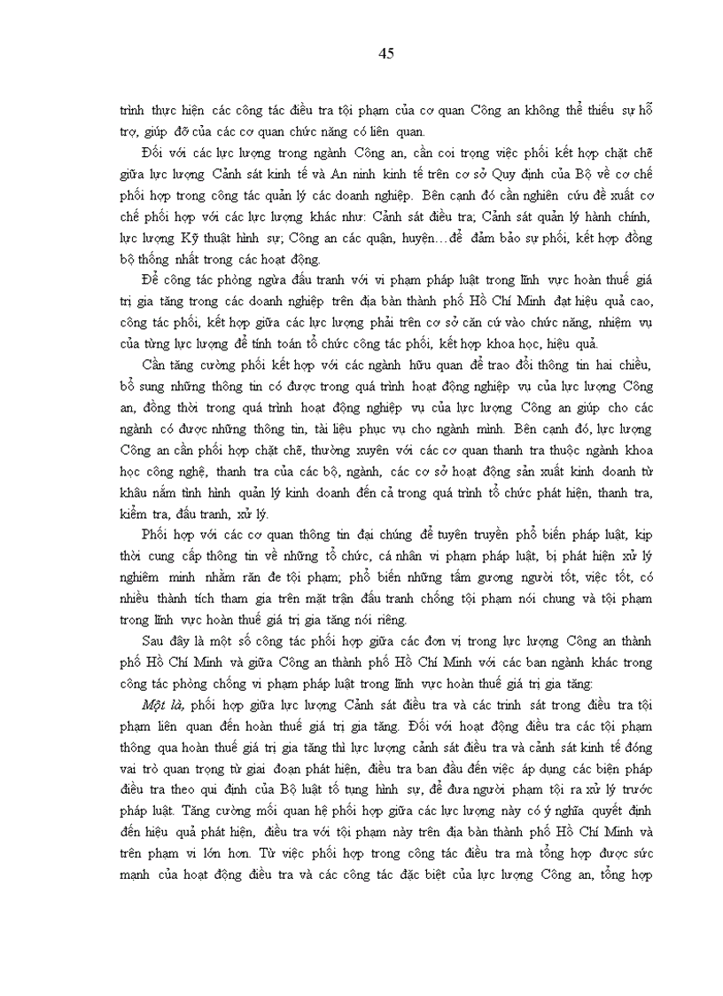 image for page Giải pháp phòng chống vi phạm pháp luật trong lĩnh vực hoàn thuế giá trị gia tăng tại thành phố Hồ Chí Minh