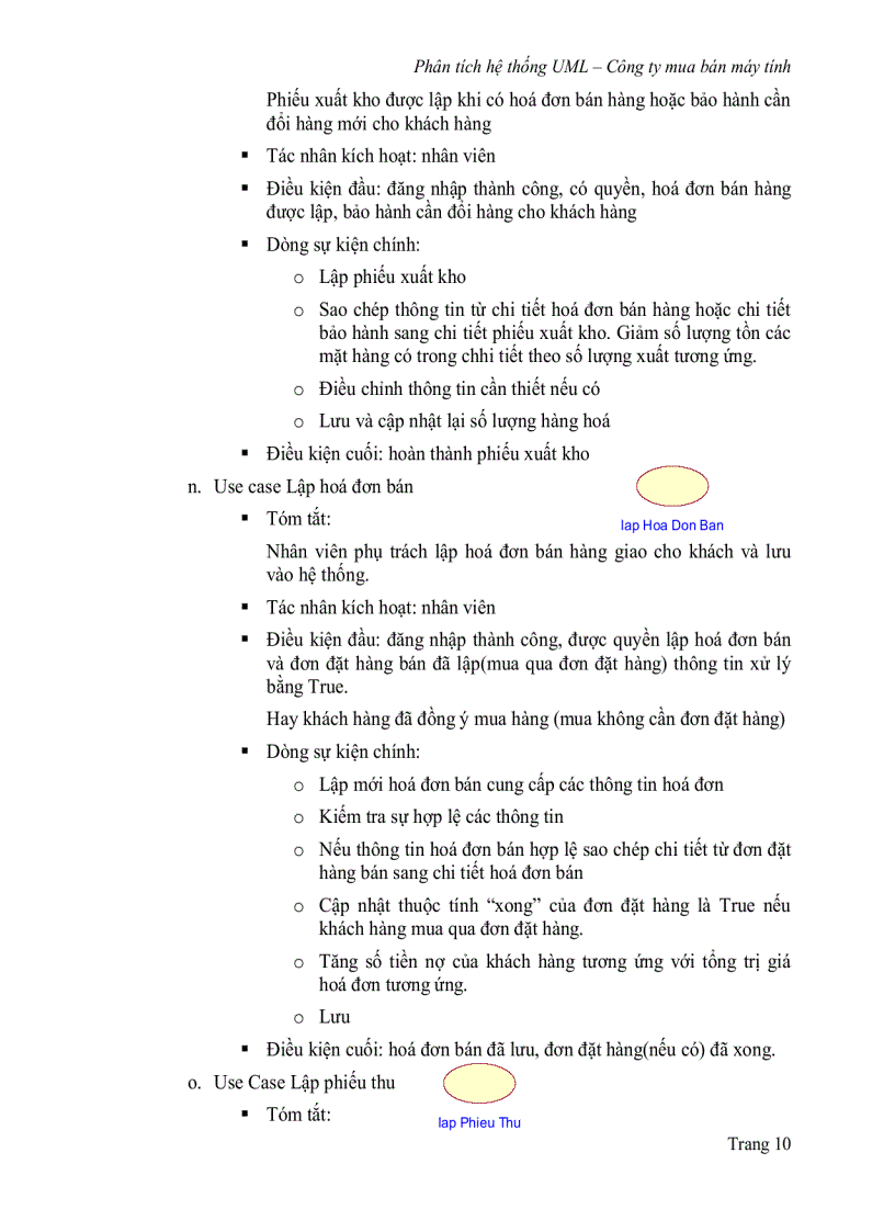 image for page Đồ án Phân tích thiết kế hệ thống hướng đối tượng trong việc quản lý mua bán máy vi tính