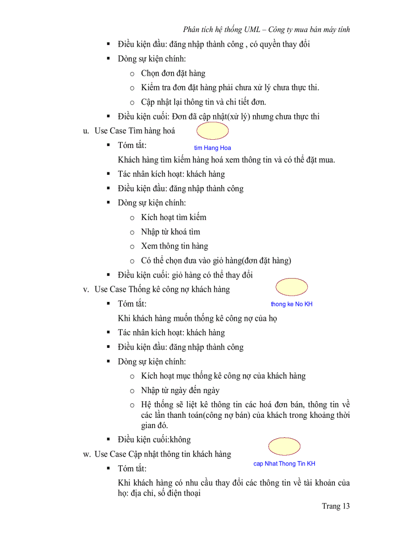 image for page Đồ án Phân tích thiết kế hệ thống hướng đối tượng trong việc quản lý mua bán máy vi tính