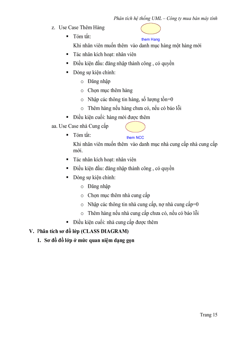 image for page Đồ án Phân tích thiết kế hệ thống hướng đối tượng trong việc quản lý mua bán máy vi tính
