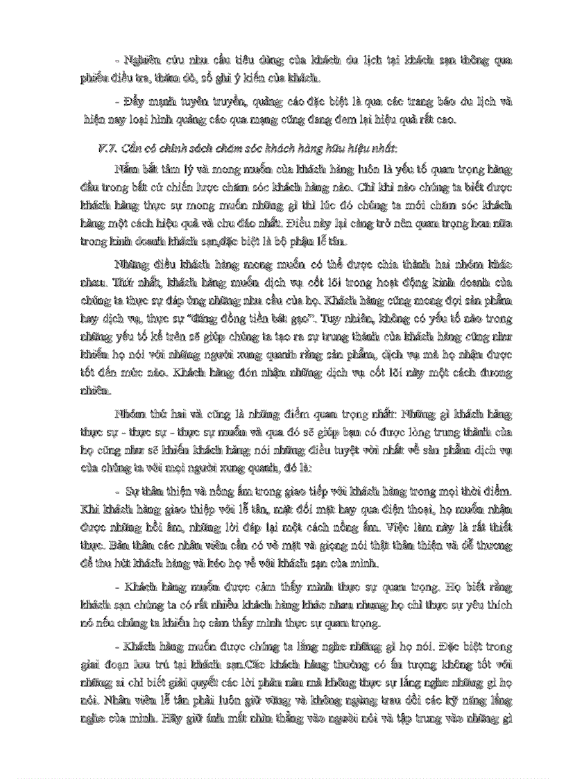 image for page Đánh giá quy trình phục vụ của bộ phận lễ tân tại khách sạn Bamboo Village Beach Resort Spa