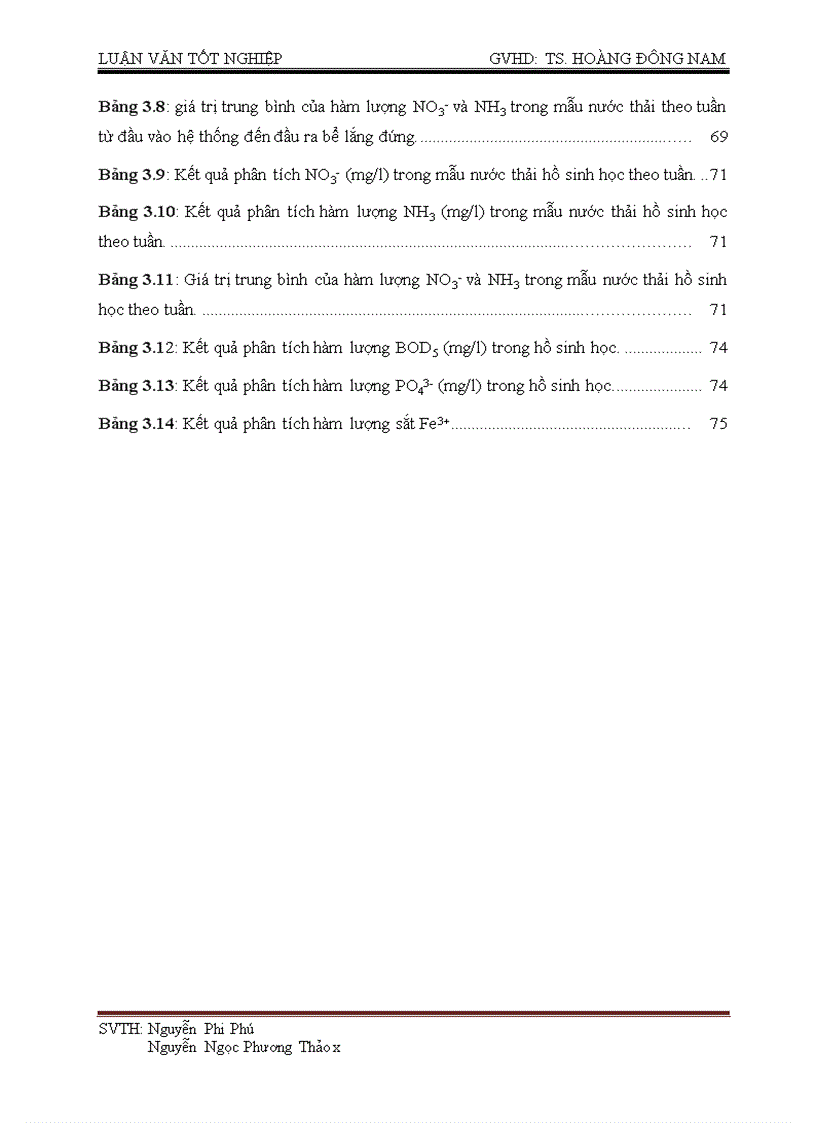 image for page Khảo sát và đánh giá hệ thống xử lý nước thải khu công nghiệp phước hiệp