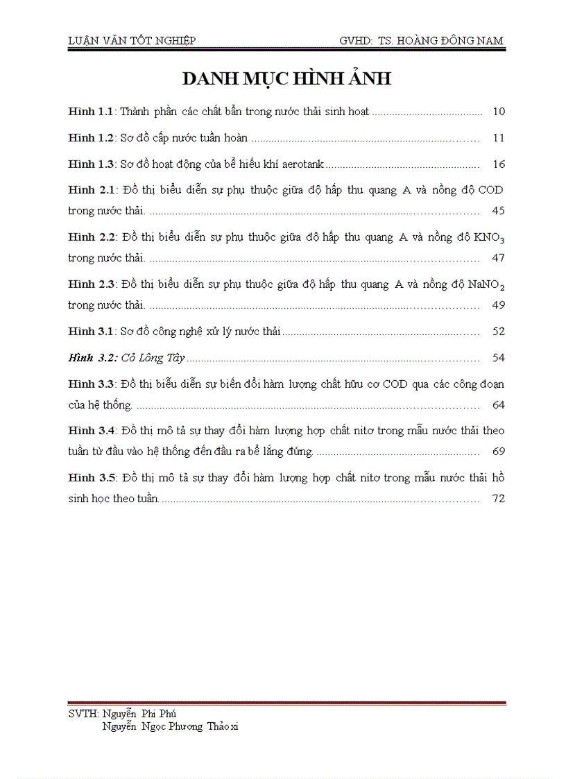 image for page Khảo sát và đánh giá hệ thống xử lý nước thải khu công nghiệp phước hiệp