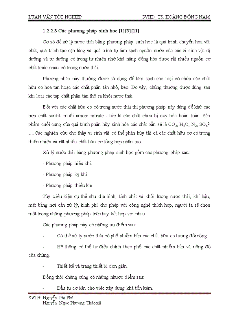 image for page Khảo sát và đánh giá hệ thống xử lý nước thải khu công nghiệp phước hiệp