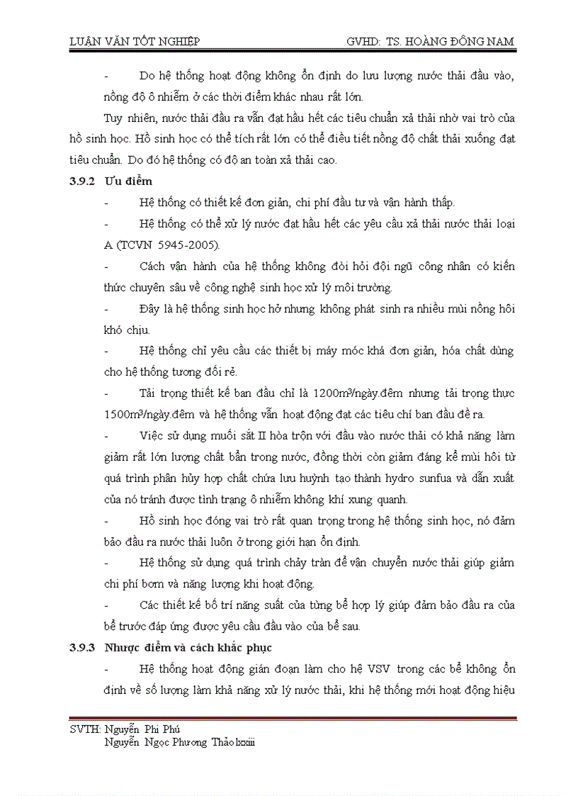 image for page Khảo sát và đánh giá hệ thống xử lý nước thải khu công nghiệp phước hiệp