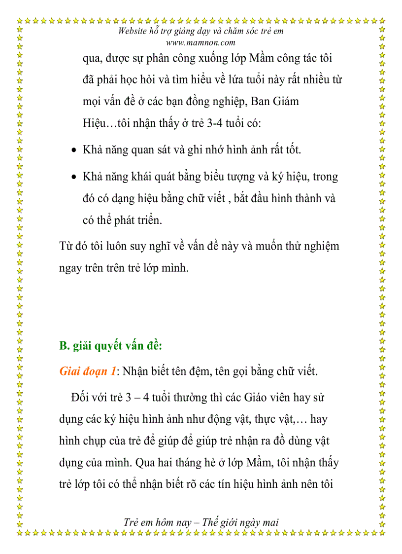 image for page Một số biện pháp bước đầu cho trẻ 3 4 tuổi làm quen với chữ viết