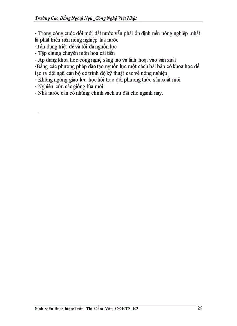 image for page Thực trạng lúa gạo việt nam sau khi ra nhập wto