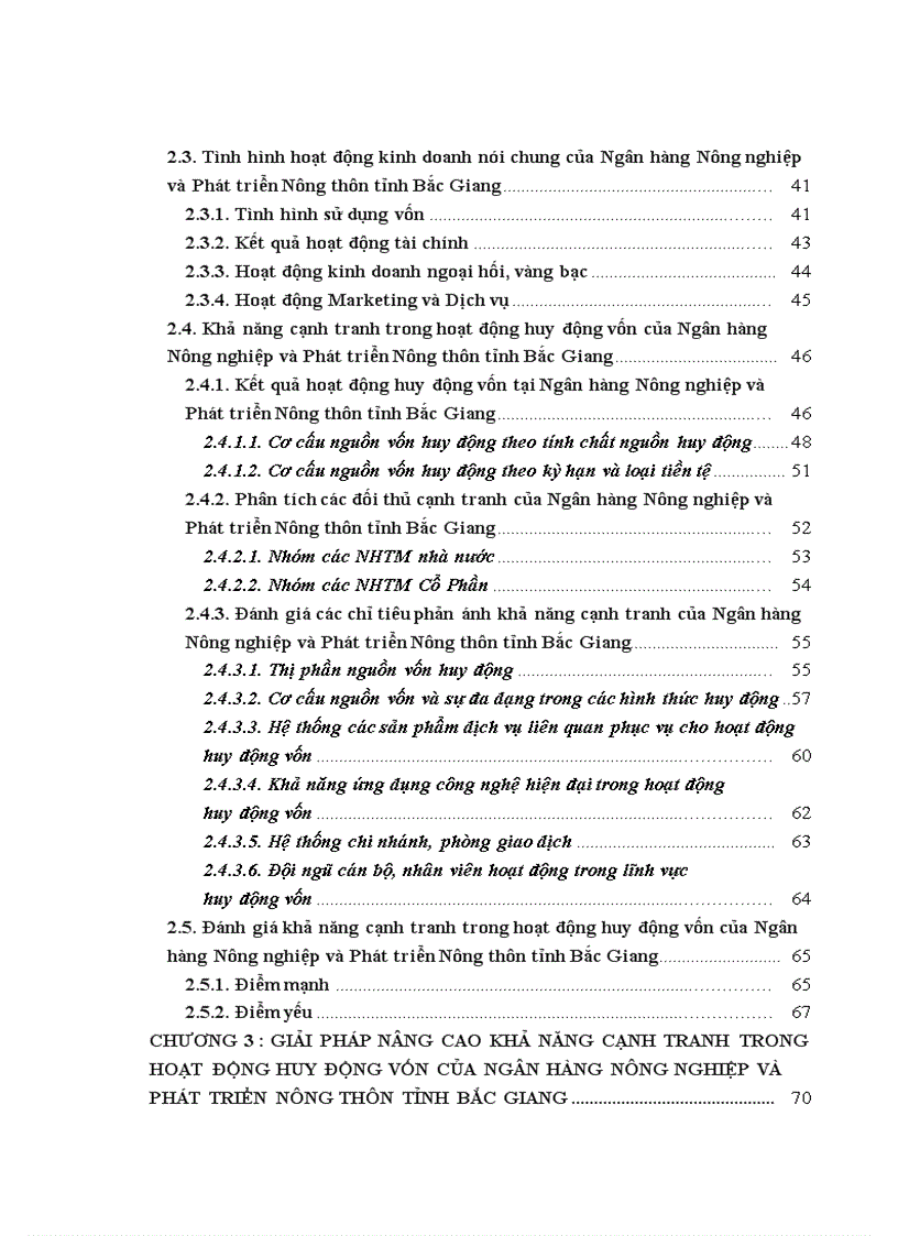 image for page Nâng cao khả năng cạnh tranh trong hoạt động huy động vốn tại ngân hàng nông nghiệp và phát triển nông thôn tỉnh bắc giang