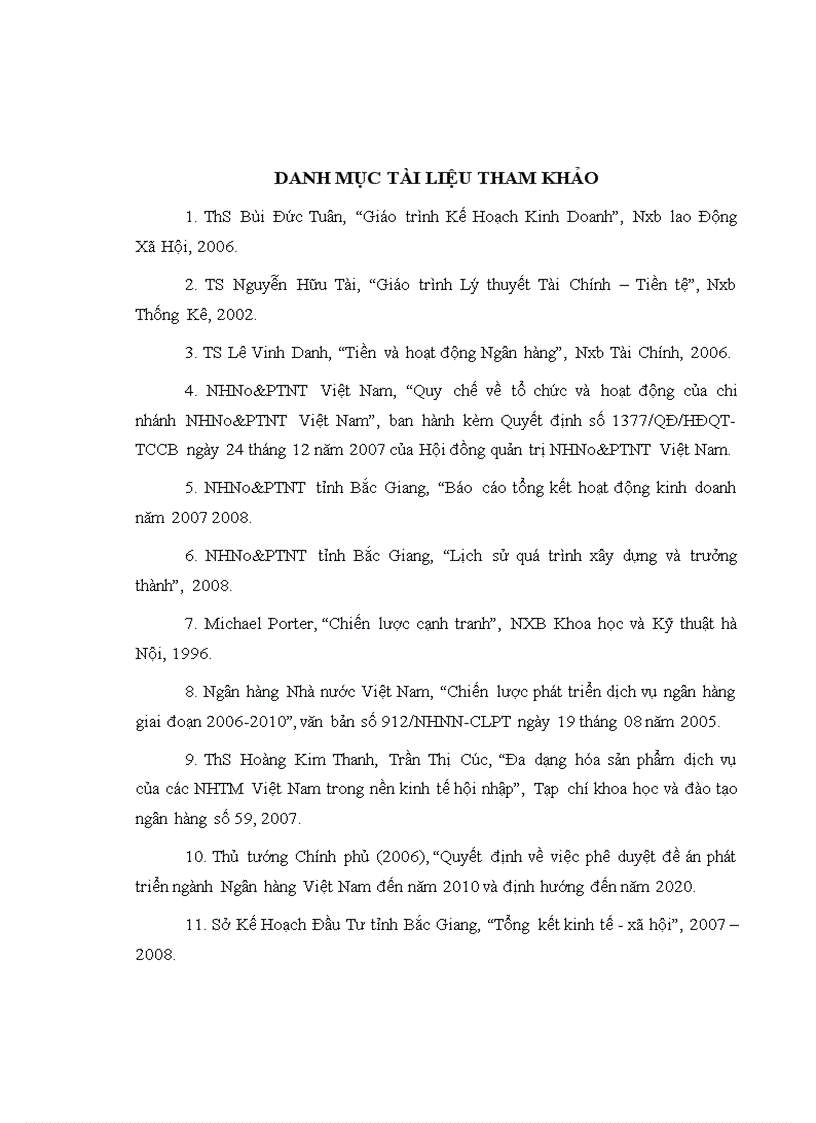 image for page Nâng cao khả năng cạnh tranh trong hoạt động huy động vốn tại ngân hàng nông nghiệp và phát triển nông thôn tỉnh bắc giang