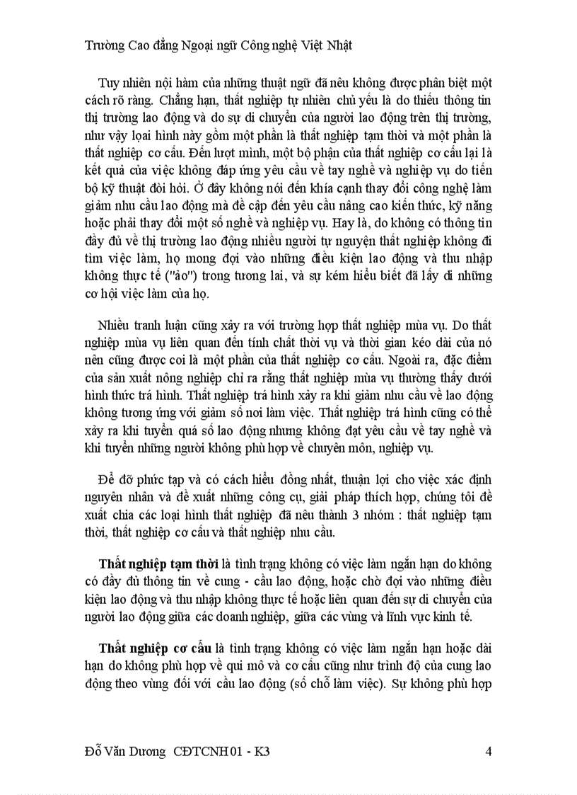 image for page Vấn đề thất nghiệp của sinh viên sau khi ra trường